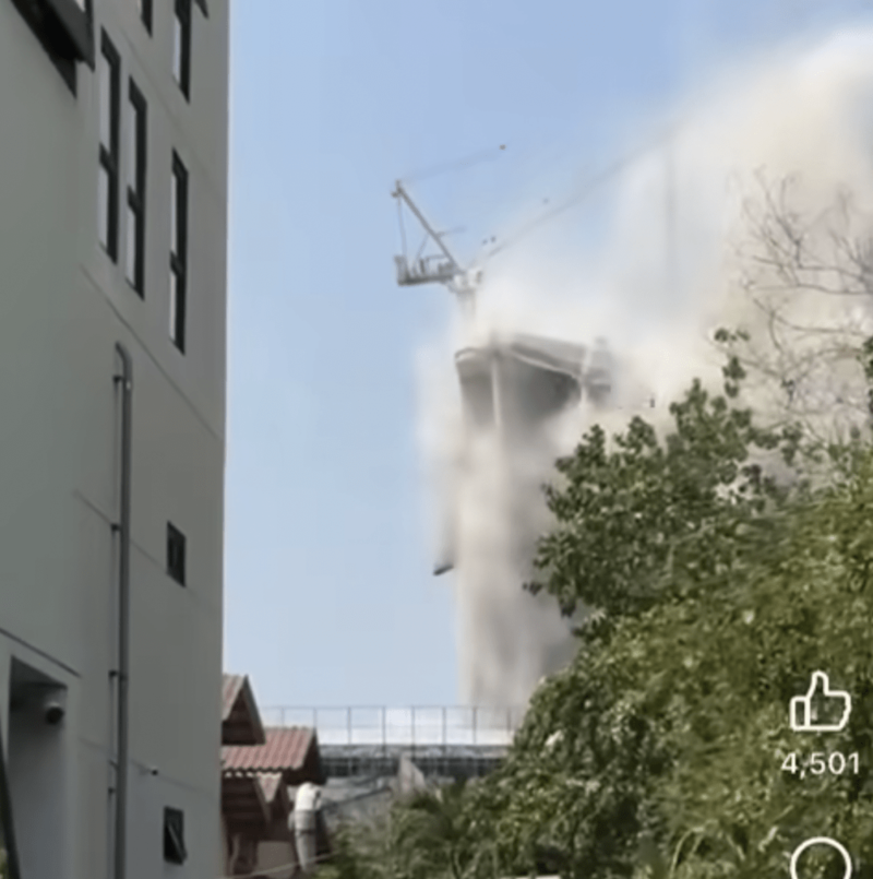 曼谷倒塌审计署在建大楼